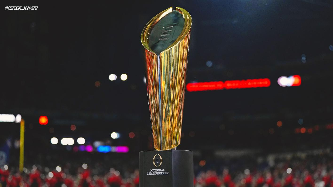 College Football Playoff National Championship trophy