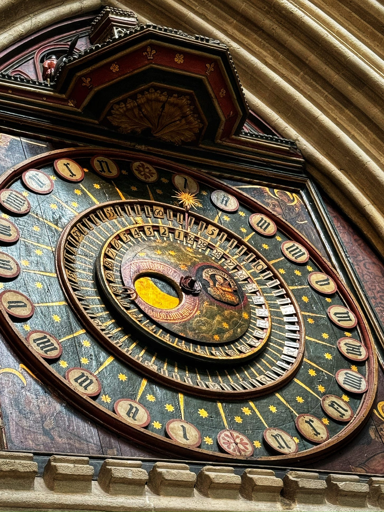 The Oldest Working Clock in The World, Wells Cathedral, UK