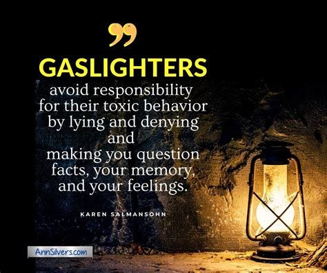 Gaslighting Quotes – Ann Silvers, MA