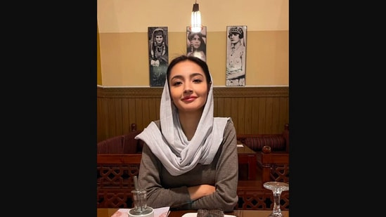 The picture shows Entrepreneur Sara Wahedi at Bost Restaurant in Afghanistan's Kabul. (X/@SaraWahedi)