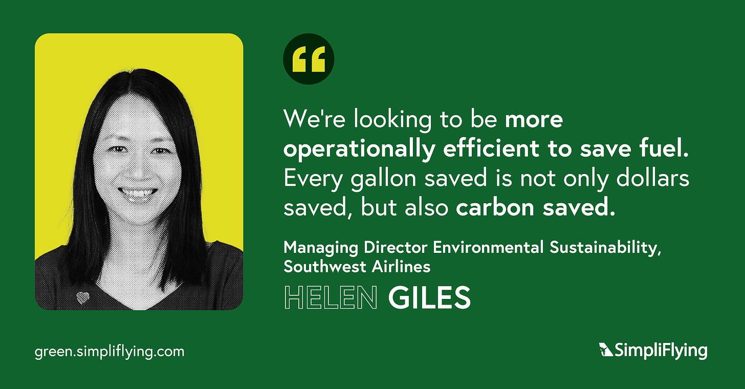 Helen Giles, Managing Director of Environmental Sustainability at Southwest Airlines in conversation with Shashank Nigam | Sustainability in the Air