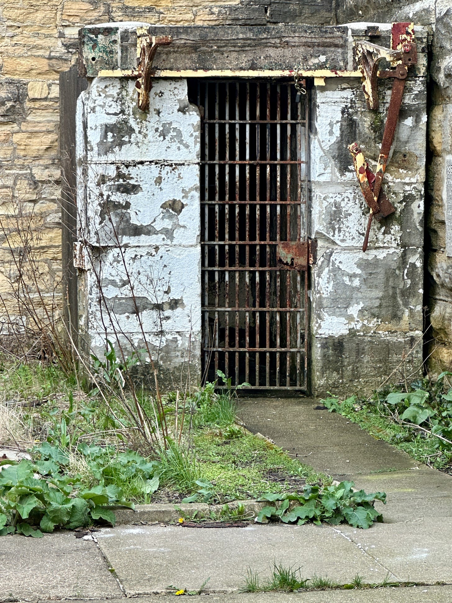 27 April 2024: This is the original cell at the facility, from 1858.