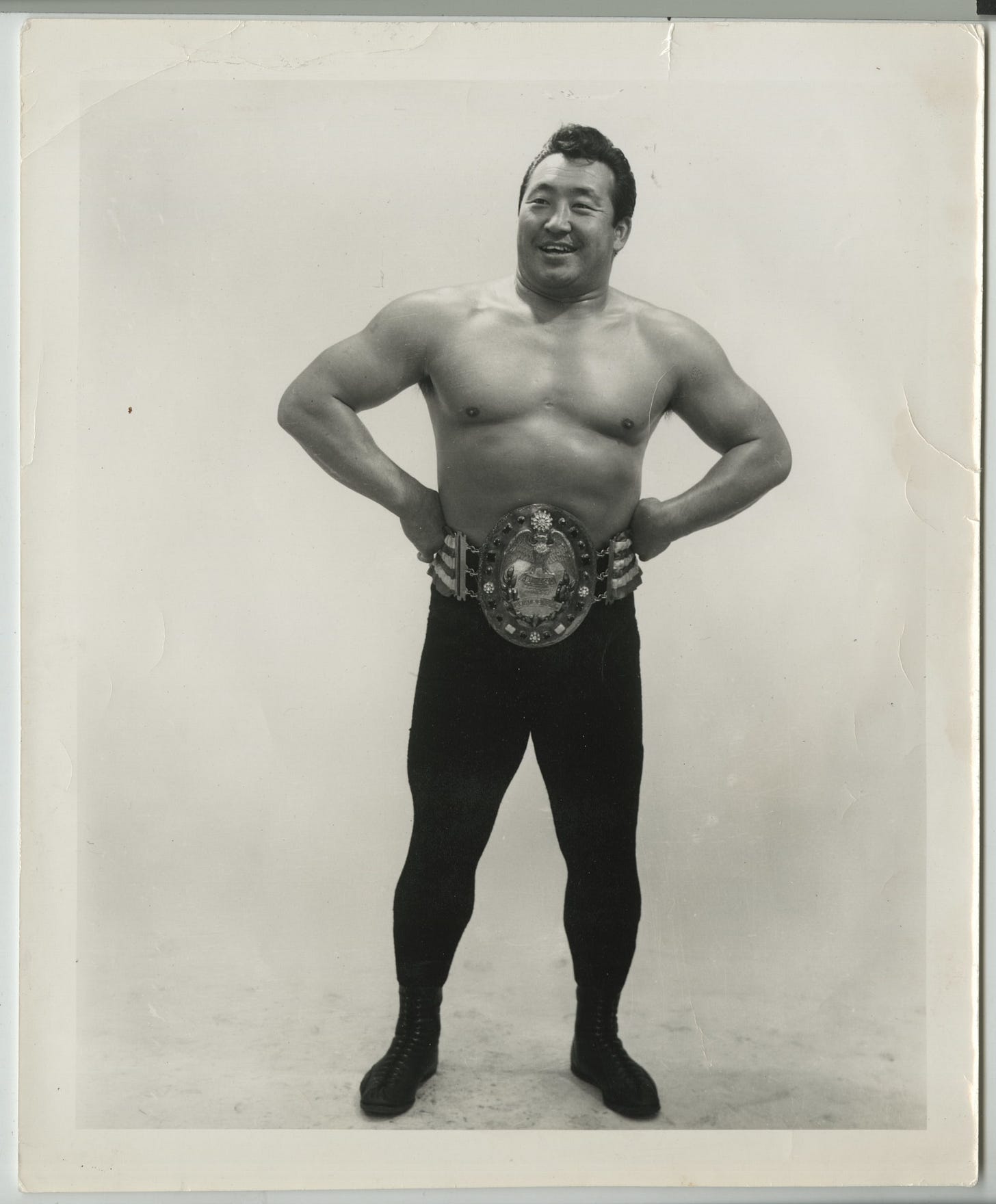 [RIKIDŌZAN], Suite of Photos Showing the Iconic Wrestler in the U.S ...