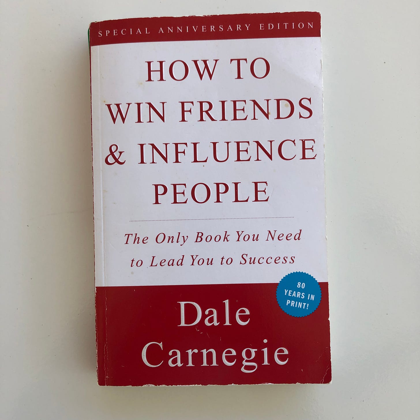 how to win friends and influence people by Dale Carnegie.