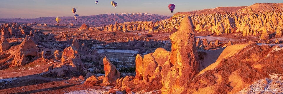 Dragon Teeth, Cappadocia, Turkey Landscape Image