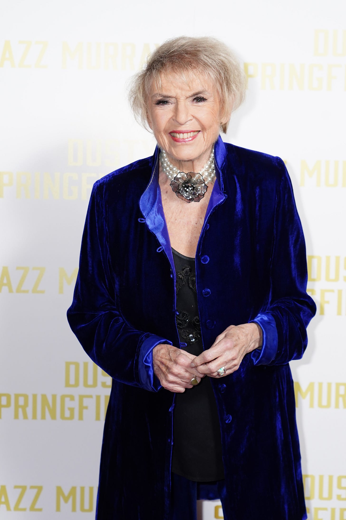 Gloria Hunniford arriving for the press night of Mazz Murray The Music of Dusty Springfield at the Adelphi Theatre in London. Picture date Tuesday November 26, 2024