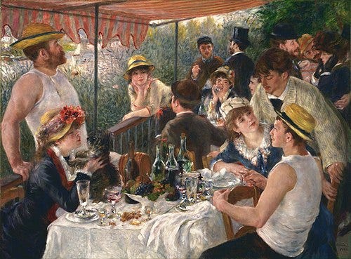 Luncheon of the Boating Party - Wikipedia