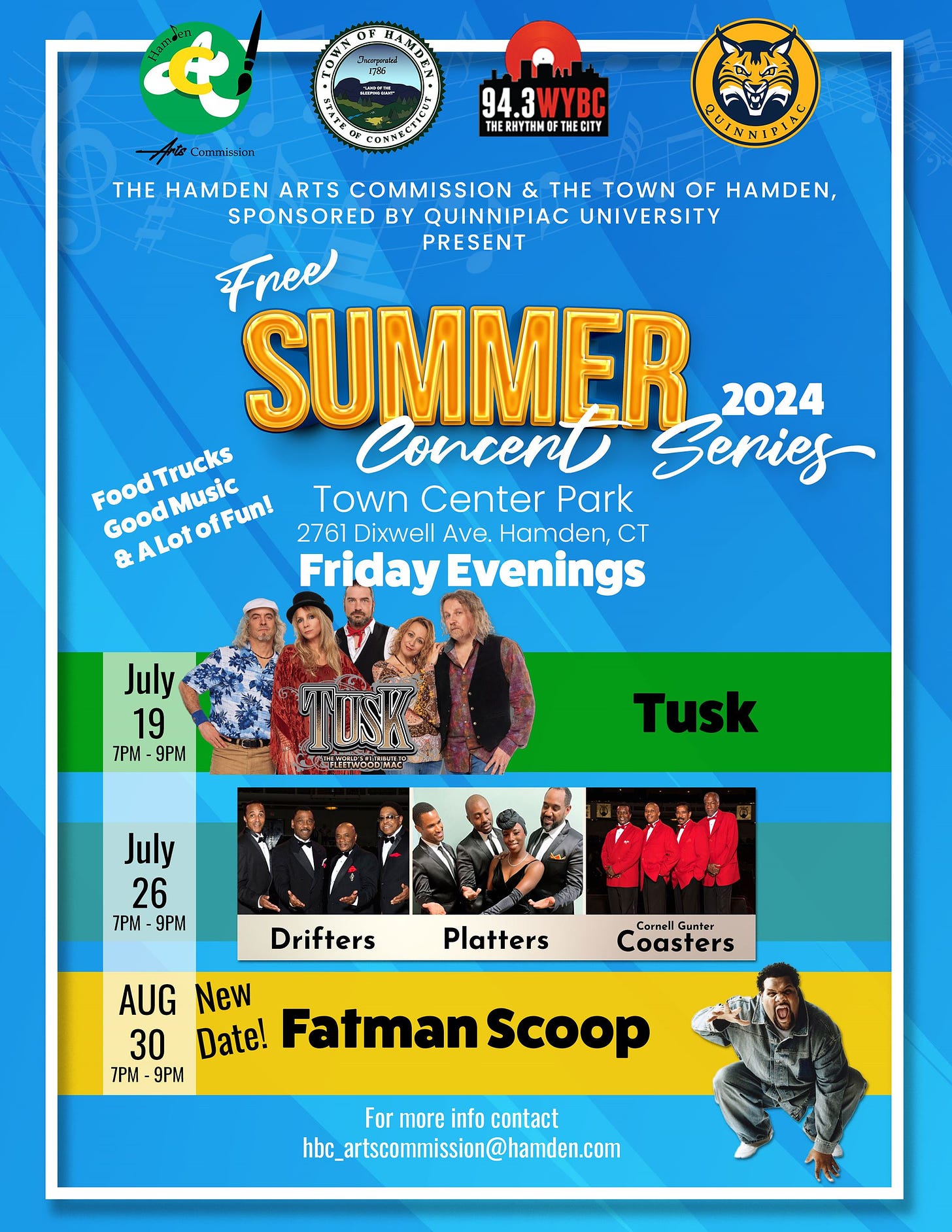 july 19 to aug 30 summer concerts