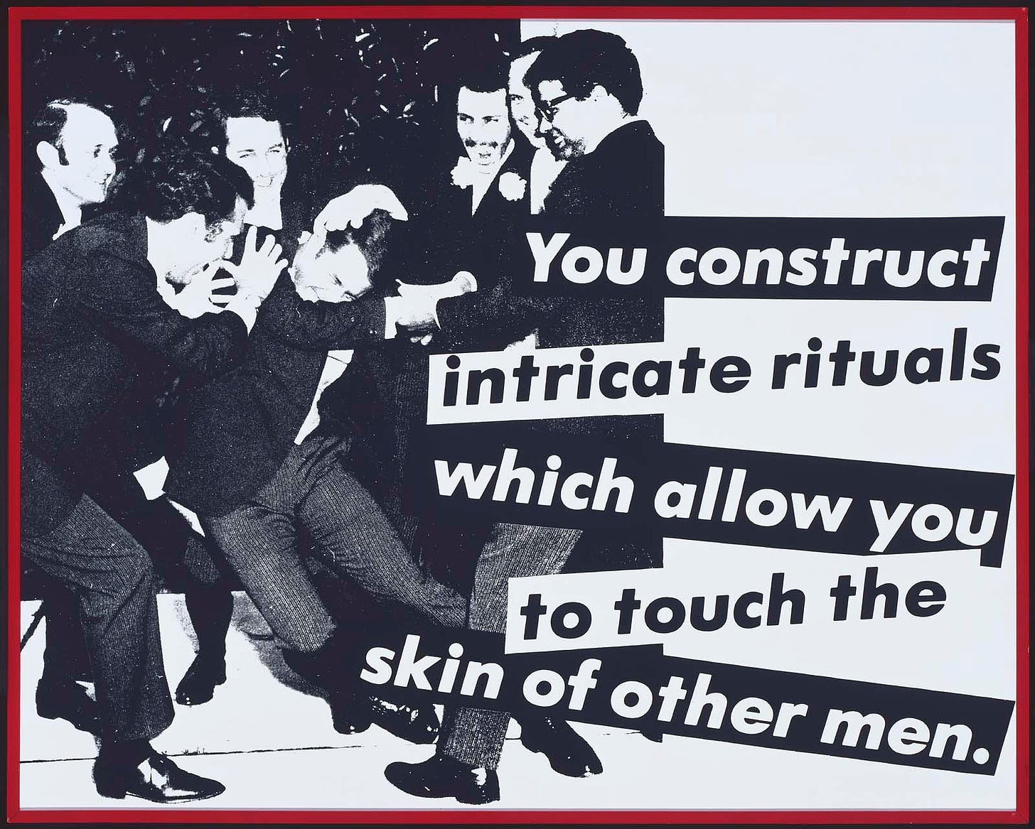 eugene hernandez on X: "Untitled (You Construct Intricate Rituals). 1981,  Barbara Kruger. #SuperBowl http://t.co/oxVyHpFVKY" / X