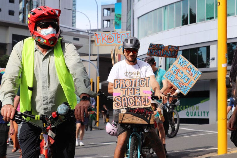 It may feel good to do your recycling and switch to electric cars and renewable energy, but they are not the way out of the climate crisis. Photo: Lynn Grieveson/Getty Images