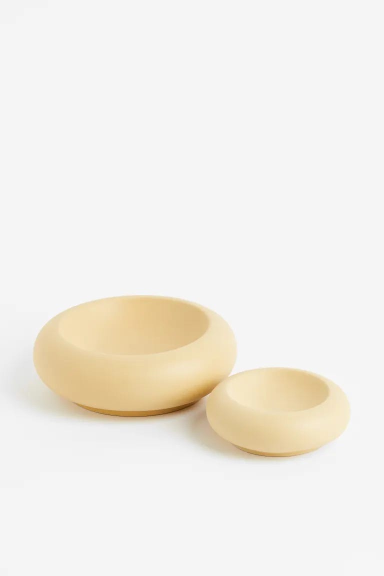 Decorative stoneware bowl - Beige - Home All | H&M GB 2