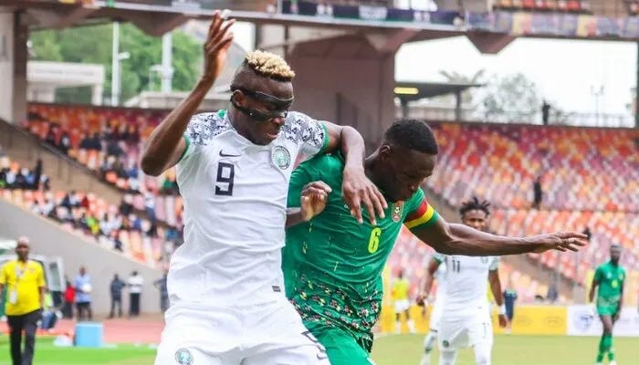 Moses Simon's penalty sends Nigeria top of Group A after victory in Guinea  Bissau - Football - Sport News Africa