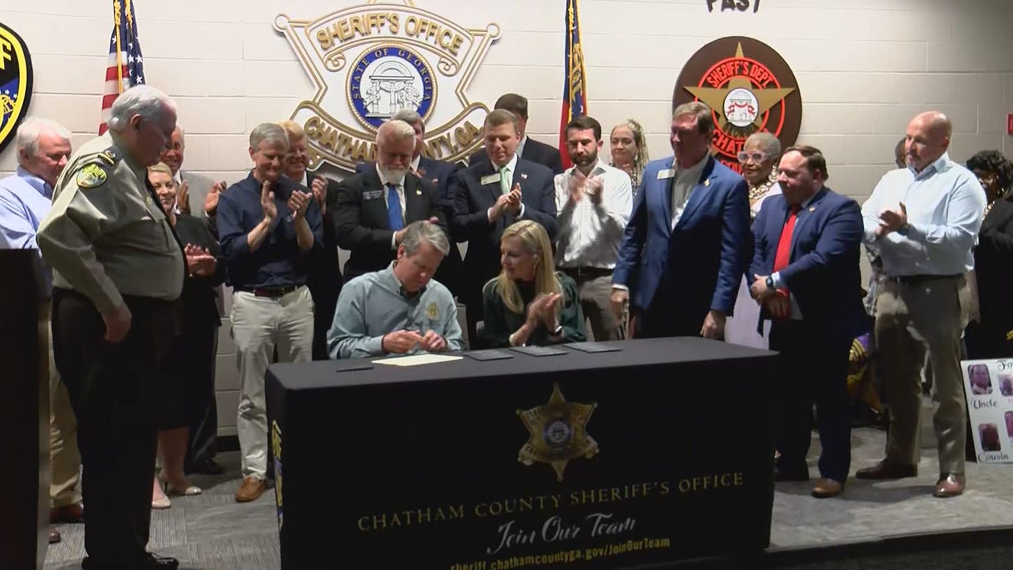 Gov. Kemp signs district attorney oversight bill in Chatham Co.