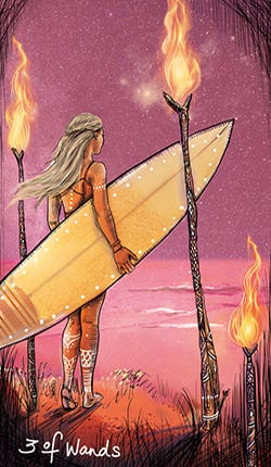 Light Seer's Tarot Meanings 3 of Wands – The Light Seer's Tarot //  Chris-Anne // Tarot Cards and Meanings