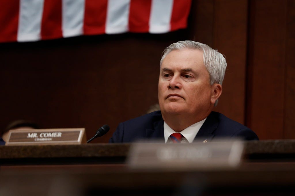House Oversight Committee Chairman James Comer (R-Ky.)