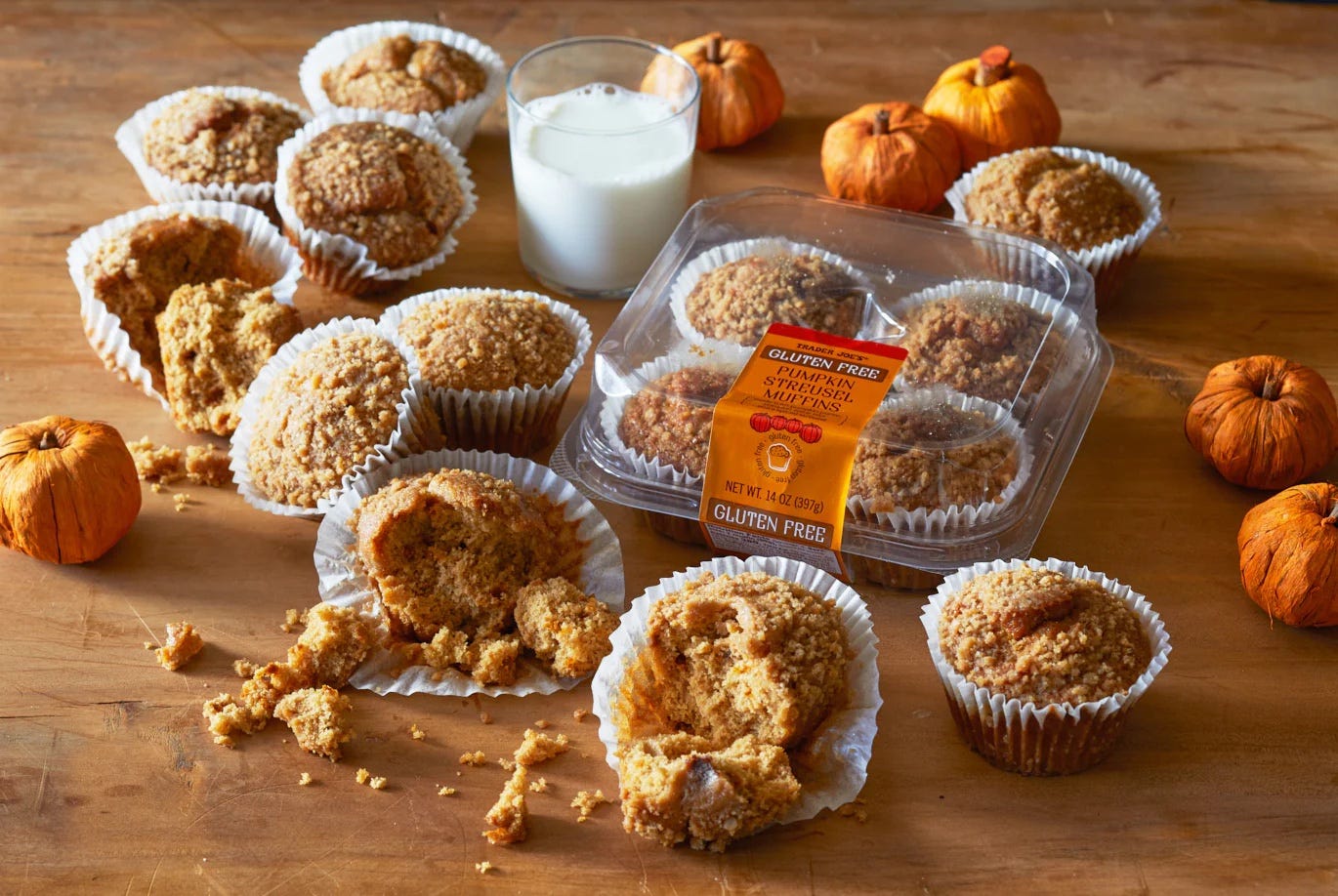 Trader Joe’s Gluten-Free Pumpkin Streusel Muffins