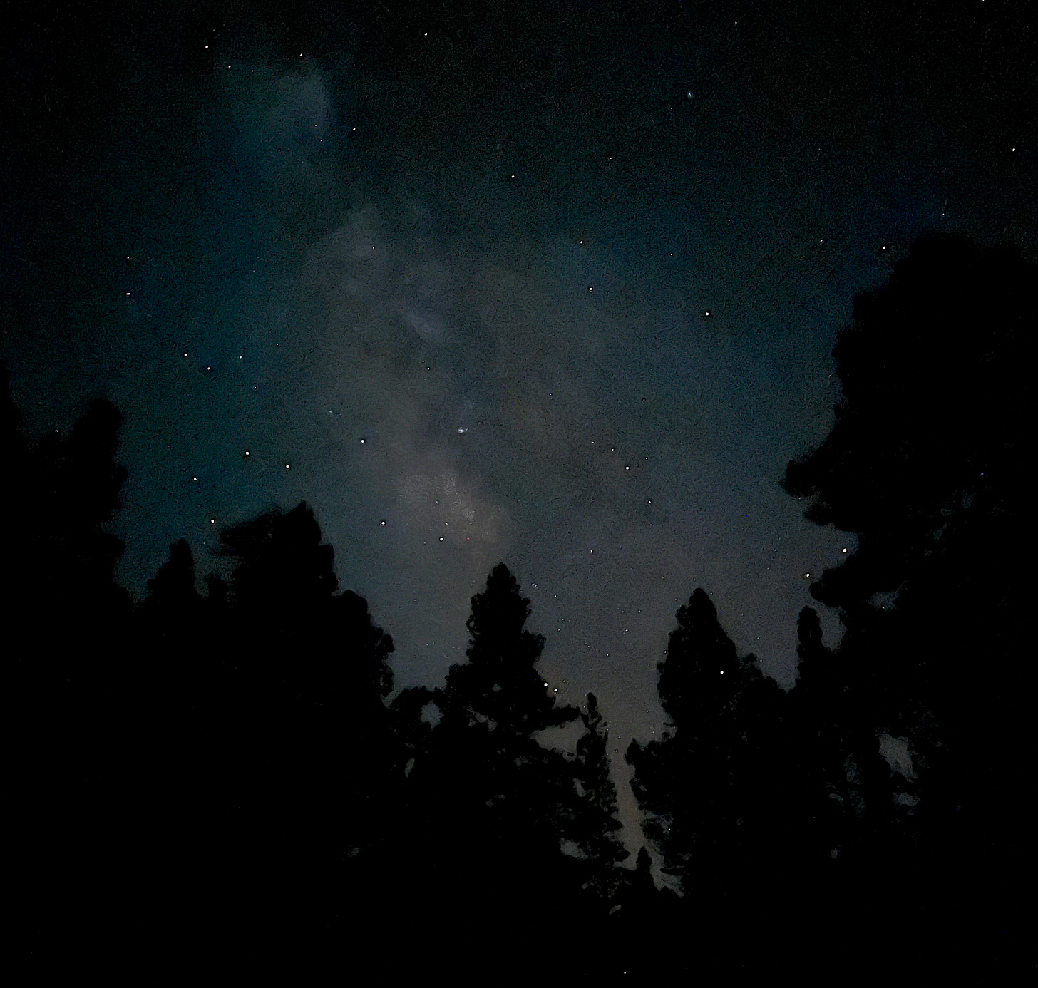 The Milky Way on a dark night at Sunset Crater Volcano National Monument