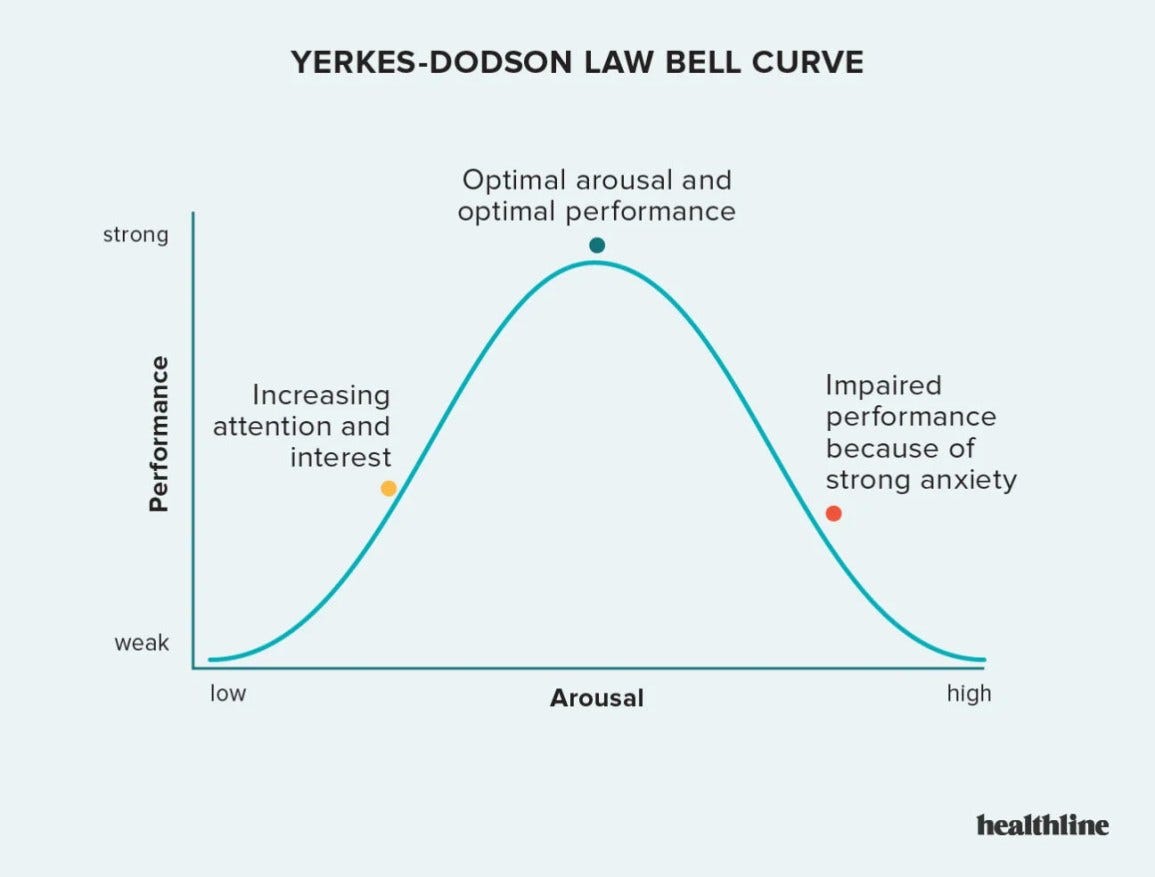 Yerkes-Dodson Law: How It Correlates to Stress, Anxiety ...