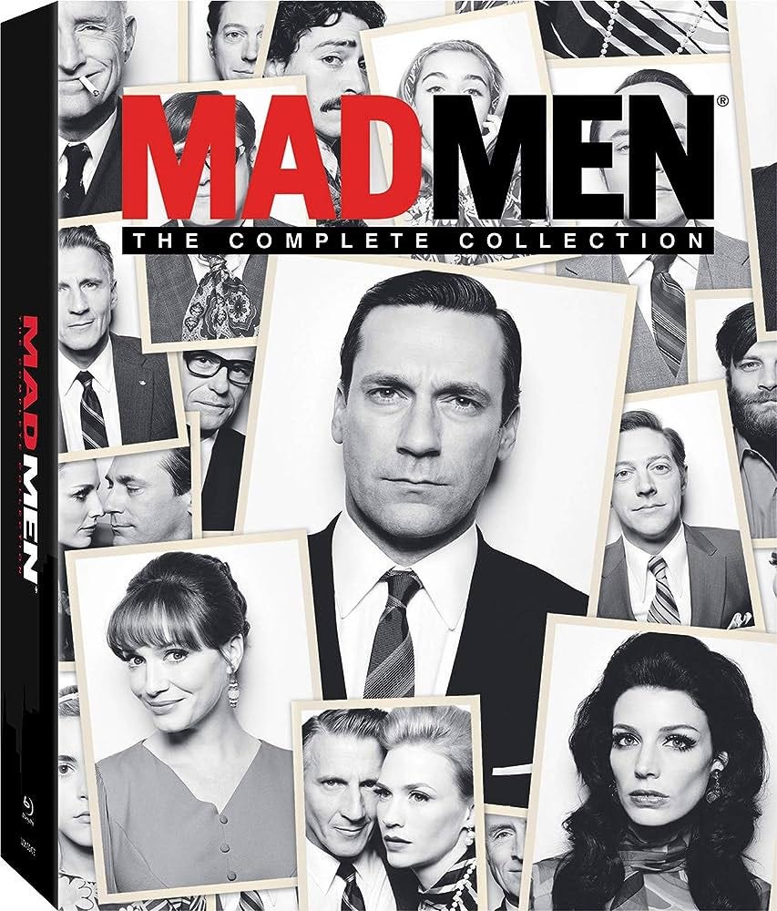 Amazon.com: Mad Men: The Complete Collection [Blu-ray + Digital HD] : Jon  Hamm, Elisabeth Moss, Vincent Kartheiser, January Jones, Christina  Hendricks, Phil Abraham, Michael Uppendahl, Matthew Weiner, Lesli Linka  Glatter, Daisy von