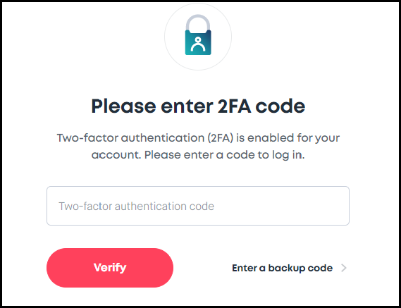 2 factor authentication (2fa) surfshark vpn