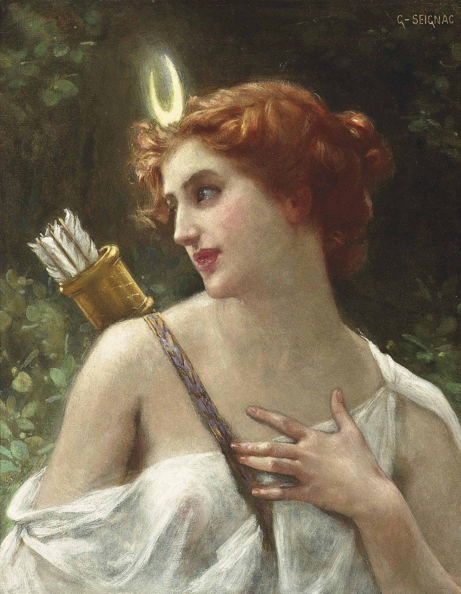 X 上的Made of Memories：「Diana (Artemis) the Huntress - (1870-1924) Guillaume  Seignac #art #painting #oilpainting #Diana #Artemis #hellenicpolytheism  #Greekmythology https://t.co/3IV8OL1p5G」 / X