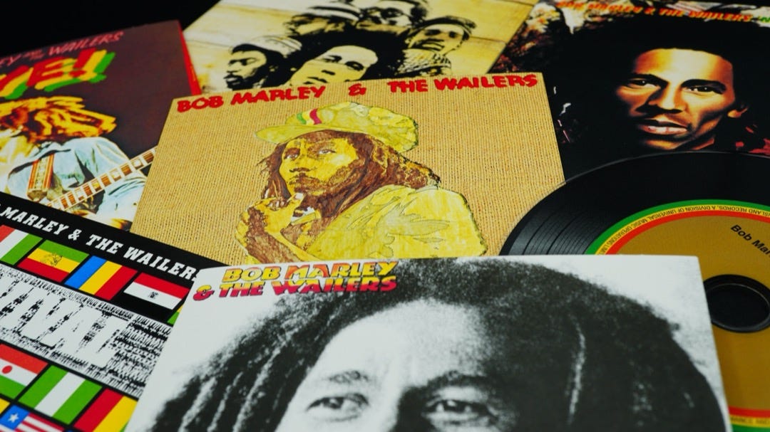 Bob Marley LPs (Kraft74 / Shutterstock.com)