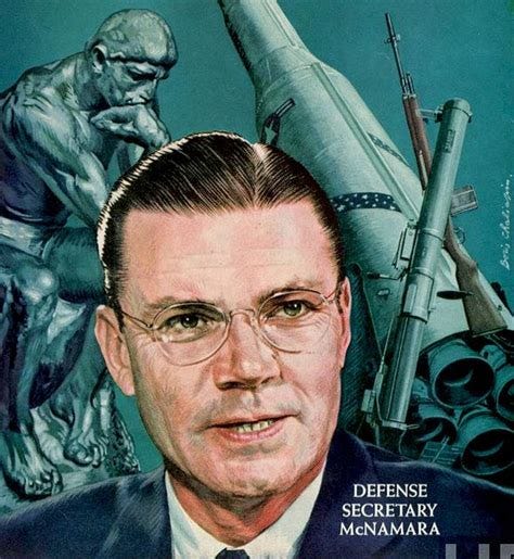 US Defense Secretary Robert S. McNamara. 1961 TIME cover art by Boris ...