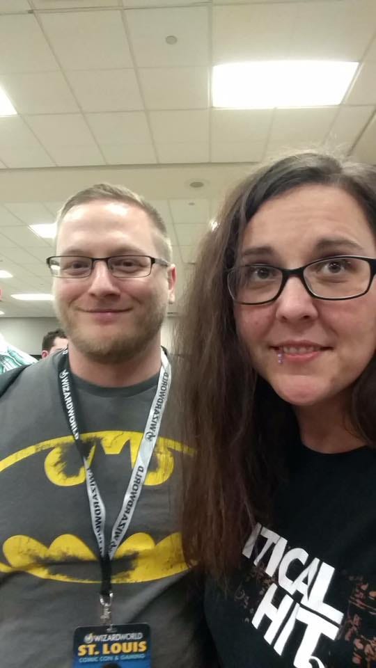 A hot dude and his hot wife. 