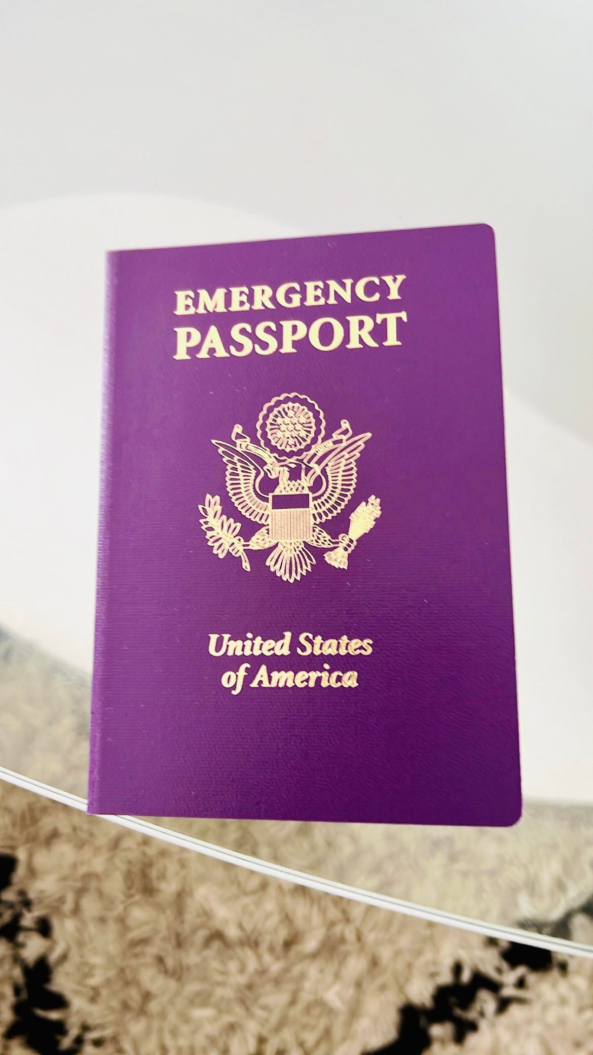 Emergency US Passport : r/PassportPorn