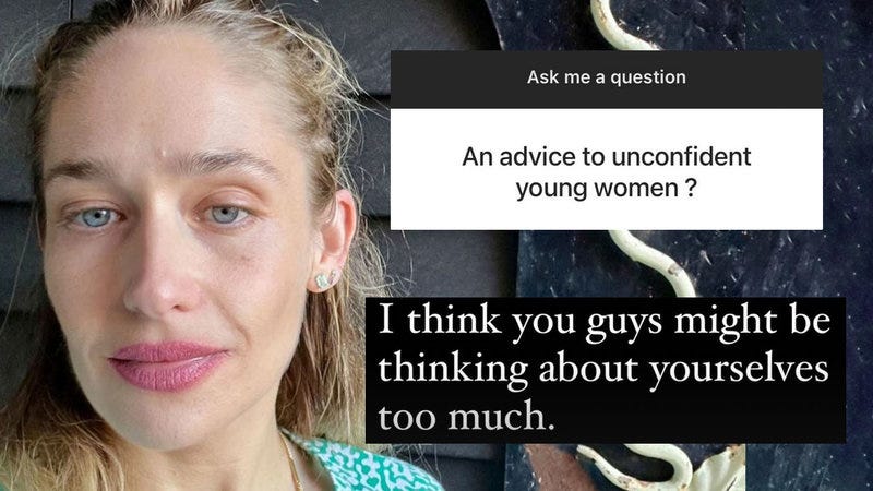 you're thinking about yourself too much - by Lucy Moon