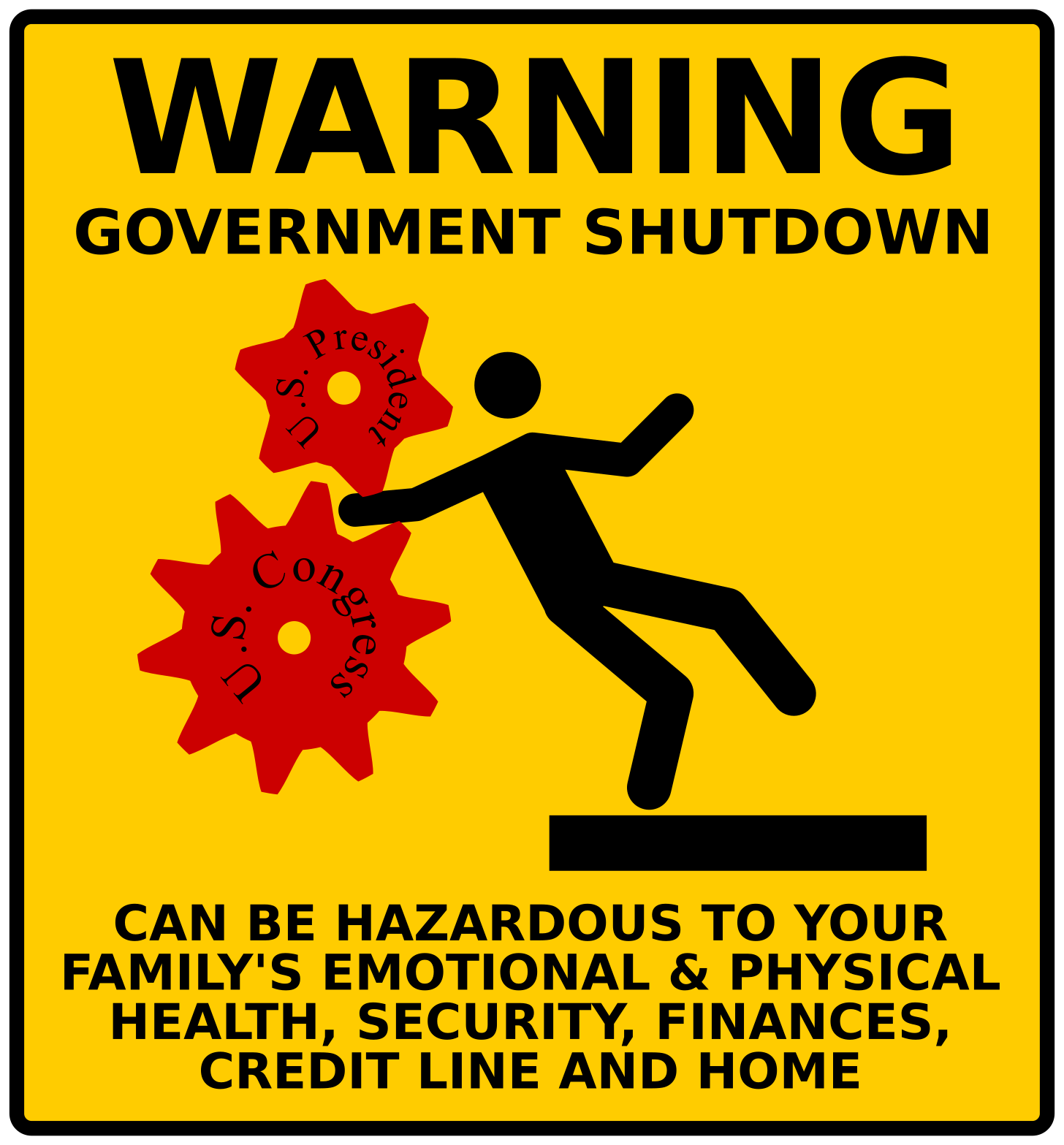 Government Shutdown - Openclipart