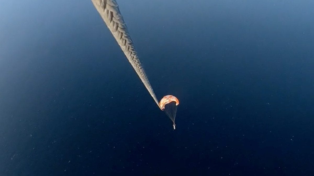 Rocket Lab Helicopter Rocket Catch