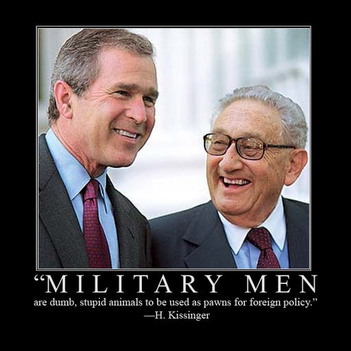 Quotes Henry Kissinger Military Men. QuotesGram