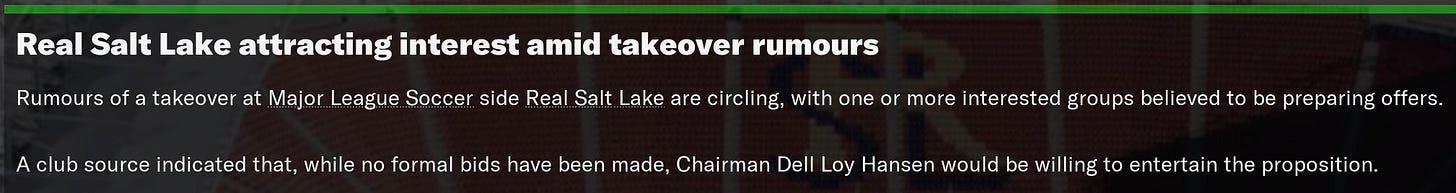 Football Manager 2021 Takeover Rumors