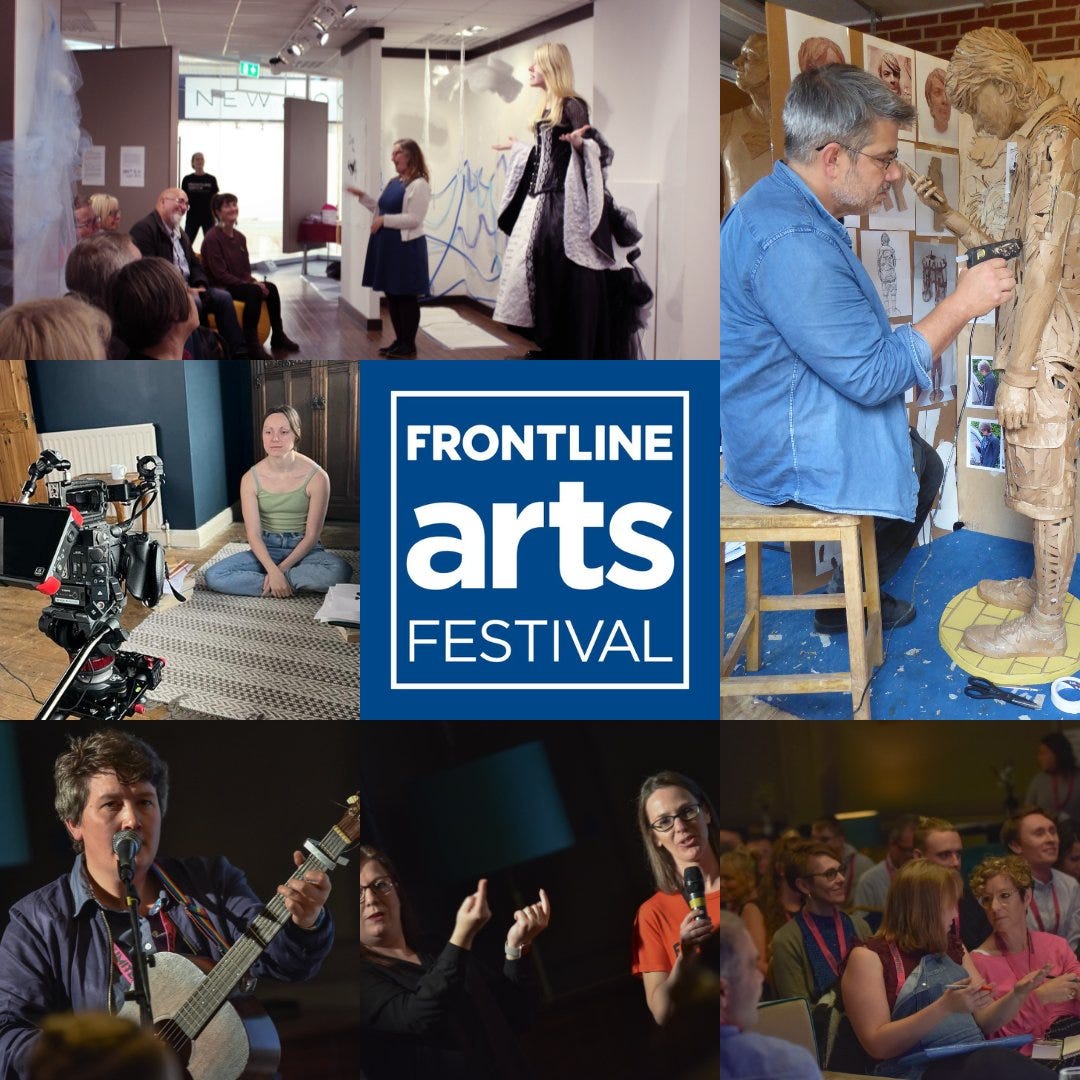 FRONTLINE Arts Festival graphic