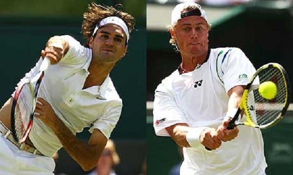 roger federer vs lleyton hewitt bulge tennis 2015 images