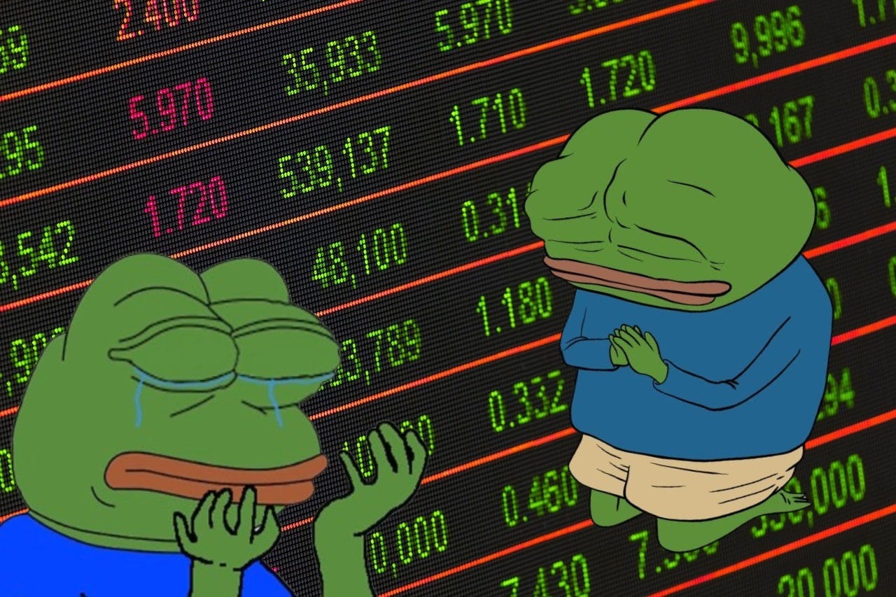 Why is crypto down? Are Meme Coins Dead? Dive into the crypto crash and find out what's at stake for the meme coin market as chaos ensues.