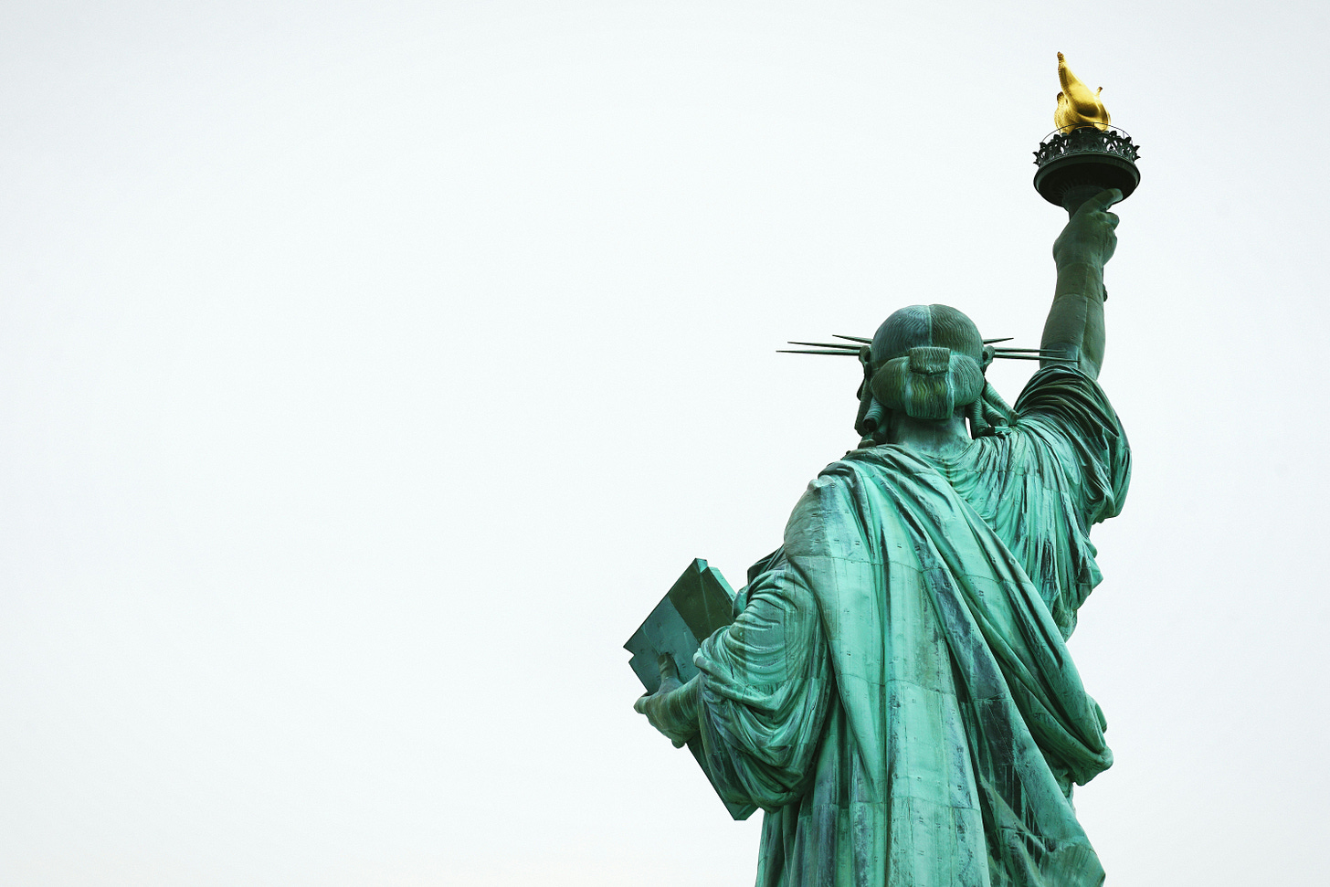 Statue of Liberty from the rear