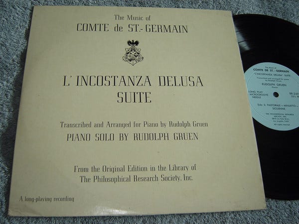 Comte De St.-Germain, Rudolph Gruen – The Music Of Comte De St.-Germain -  L'Incostanza Delusa Suite (Vinyl) - Discogs