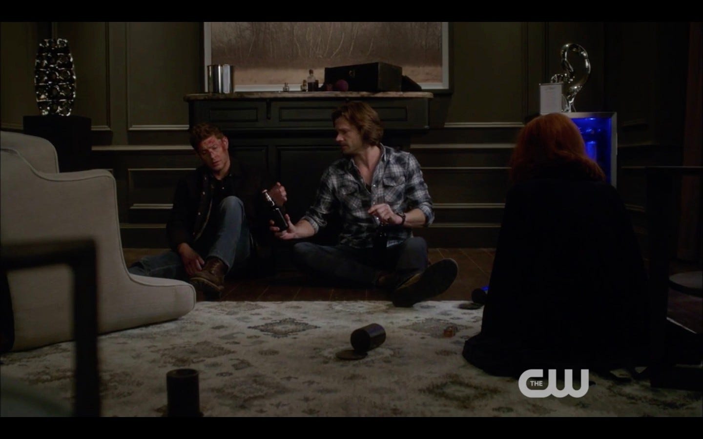 sam dean winchester react with rowena fighting death billie supernatural