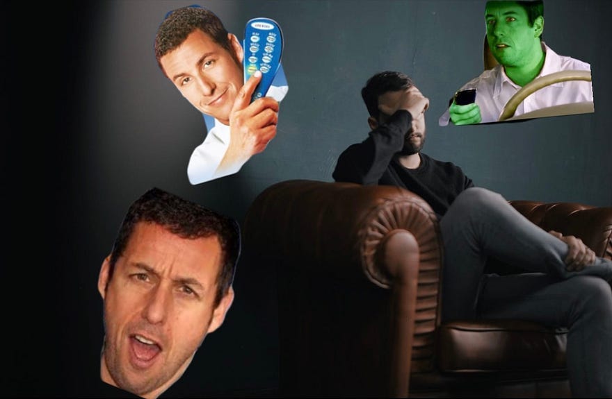 Man recovering from 2006 Adam Sandler film