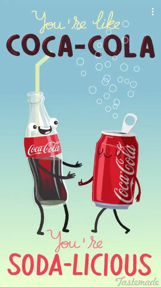 Coca-Cola | Funny food puns, Funny puns, Food puns