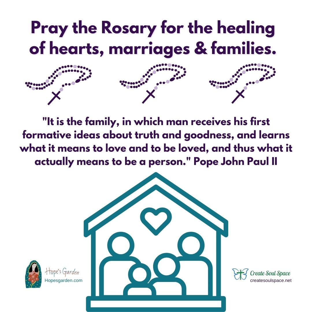 Pray the rosary for end to domestic violence