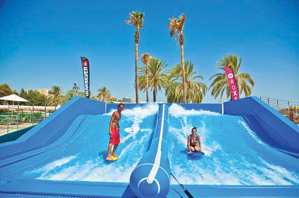 FlowRider Double, the most popular surf simulator - WhiteWater