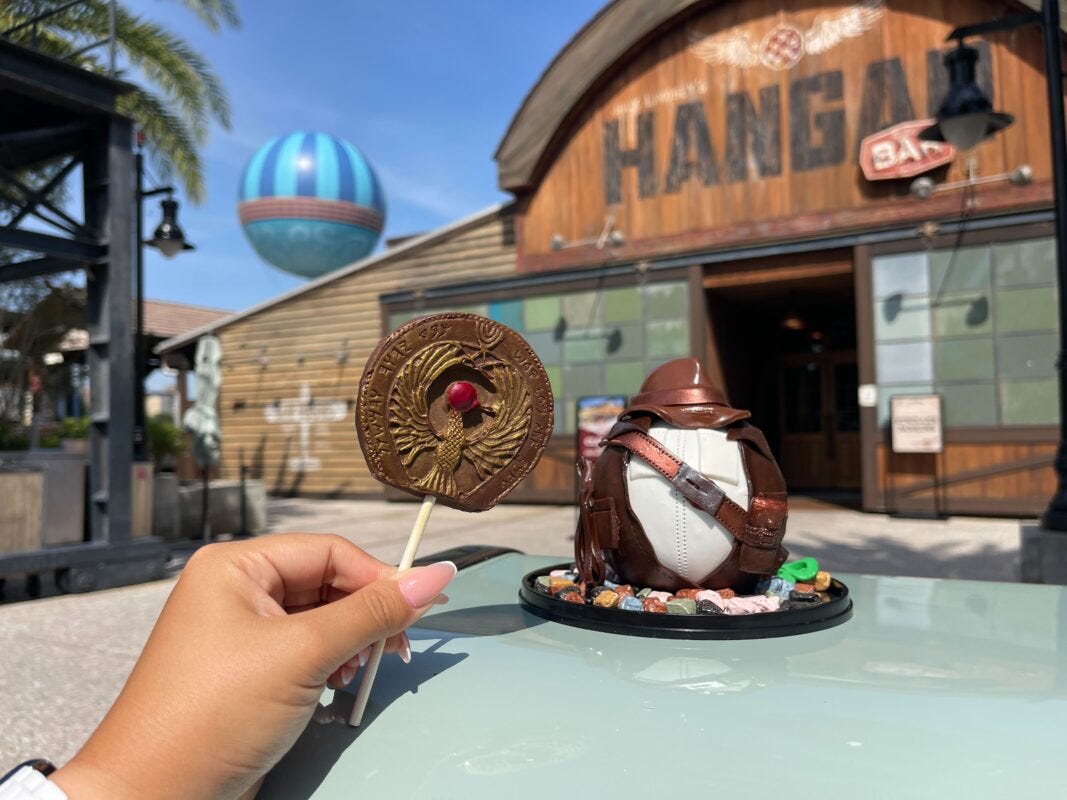REVIEW: Behold the New Indiana Jones Piñata and Marion's Medallion  Chocolate Pop at The Ganachery in Disney Springs - WDW News Today