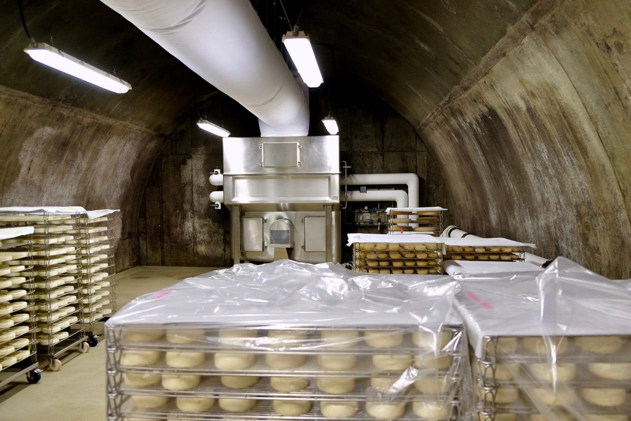 A cave in the Cellars at Jasper Hill