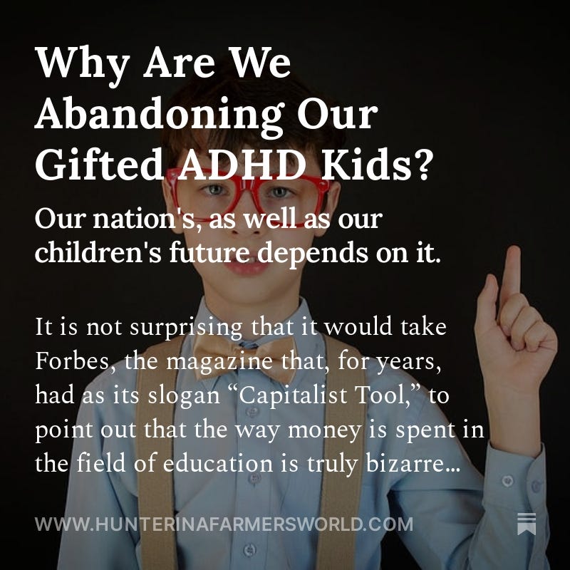 Why Are We Abandoning Our Gifted ADHD Kids?