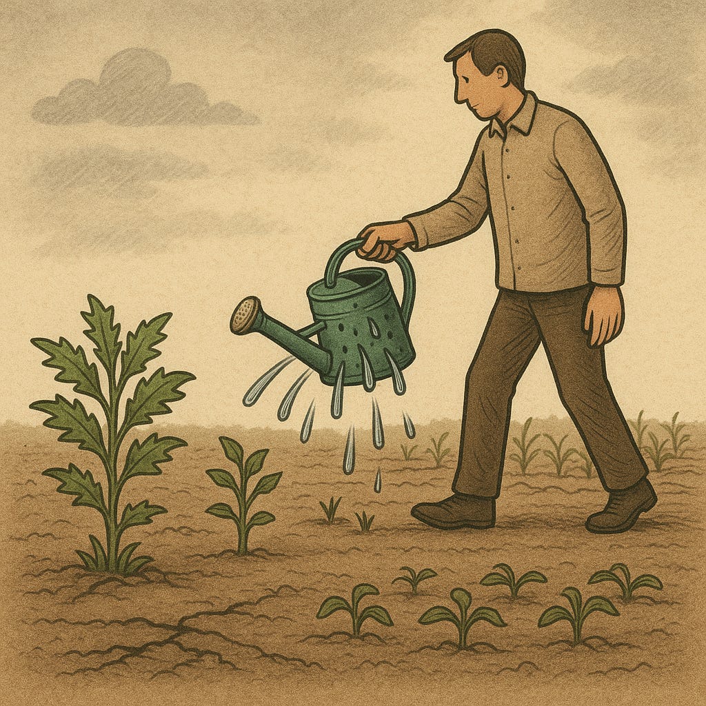 Garden Care in Vintage Style