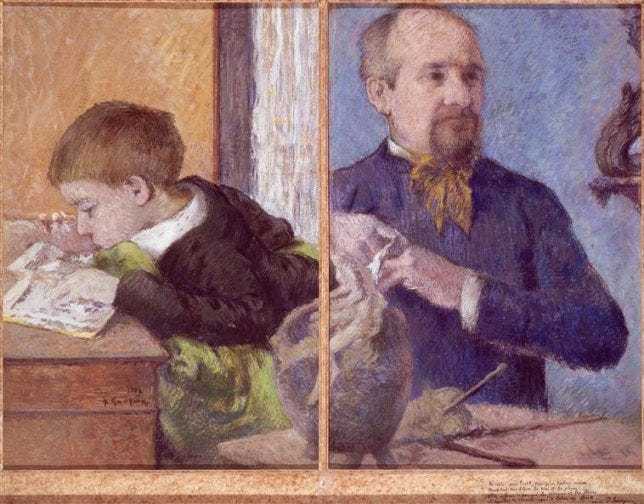 Gauguin diptych triptych