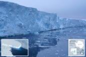 Researchers have discovered that Antarctica's Thwaites Glacier is melting at a much faster rate than anticipated, which could cause sea levels to rise by up to ten feet worldwide.